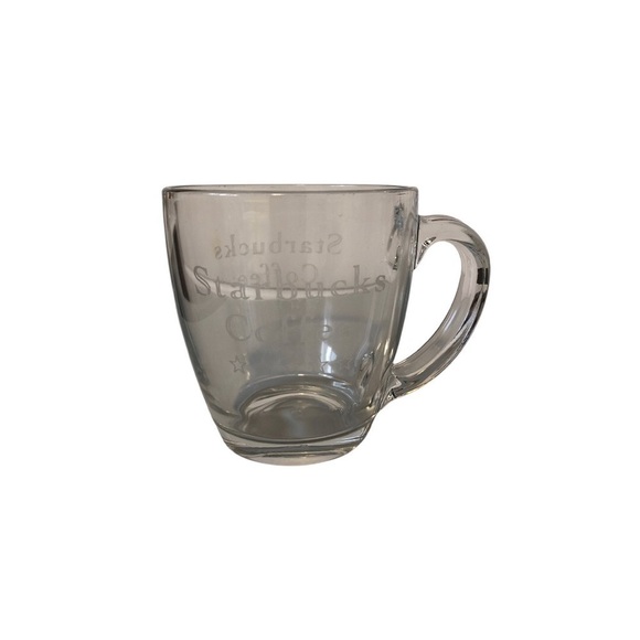Starbucks Vintage Barista Clear Glass Mug - Picture 4 of 7